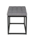 Sitzbank Amandola 25386100 schwarz Metall 59,0 cm
