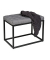 Sitzbank Amandola 25386100 schwarz Metall 59,0 cm