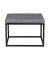 Sitzbank Amandola 25386100 schwarz Metall 59,0 cm