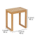 Hocker 24729100 Bamboo, braun, bis 120kg