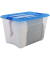 Aufbewahrungsbox Clear NTB 6299, außen 39,5x57,5x52,5cm, Polypropylen transparent/blau