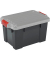 Aufbewahrungsbox DIY SK-450 6184, außen 38,5x59x40cm, Polypropylen schwarz/grau/rot