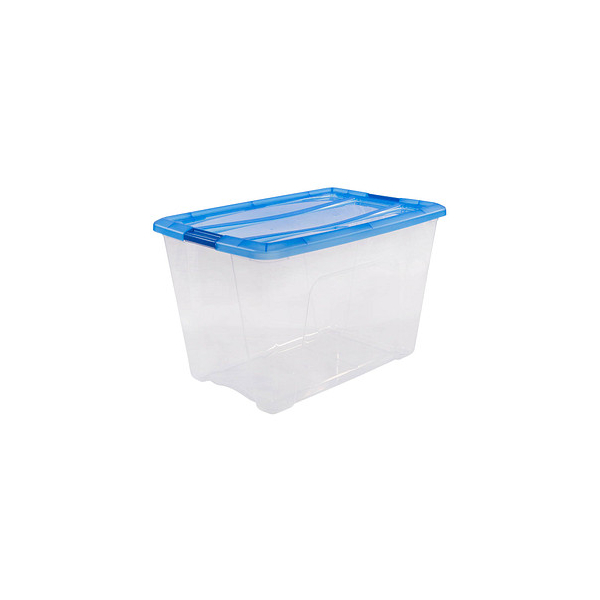 8716382166594 - Aufbewahrungsbox Clear NTB 6298 außen 395x575x365cm Polypropylen transparent blau 8716382166594 IRIS Ohyama 8716382166594 - Aufbewahrungsbox Clear NTB 6298 außen 395x575x365cm Polypropylen transparent blau 8716382166594 IRIS Ohyama