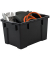 Aufbewahrungsbox DIY SK-210 6179, außen 29,7x46x25,7cm, Polypropylen schwarz/grau/rot