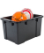 Aufbewahrungsbox DIY SK-210 6179, außen 29,7x46x25,7cm, Polypropylen schwarz/grau/rot