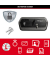 Dokumentenkassette P44972 LCFW30100 10 L 14kg schwarz mit Zylinderschloss Kunststoff