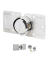 Vorhängeschloss-Set 736EURD silber