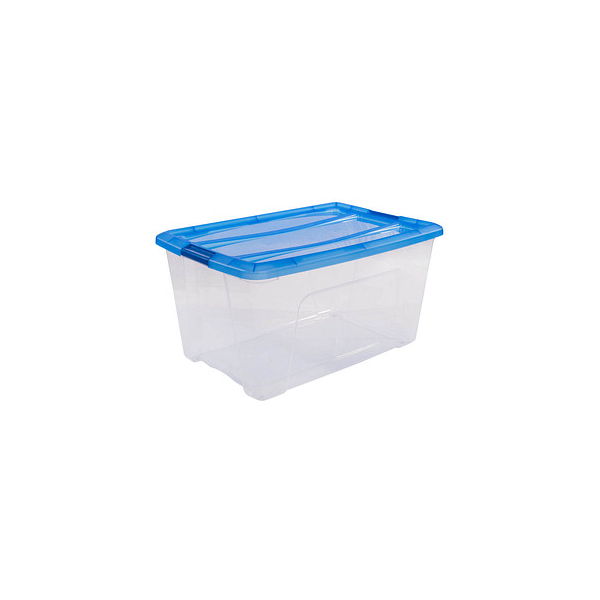 8716382166587 - Aufbewahrungsbox Clear NTB 6296 außen 395x575x305cm Polypropylen transparent blau 8716382166587 IRIS Ohyama 8716382166587 - Aufbewahrungsbox Clear NTB 6296 außen 395x575x305cm Polypropylen transparent blau 8716382166587 IRIS Ohyama