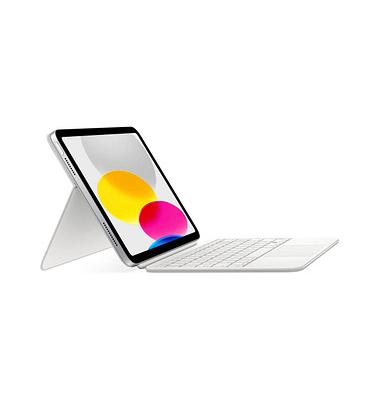 Magic Keyboard Tablet-Tastatur weiß geeignet für Apple iPad 10. Gen (2022)