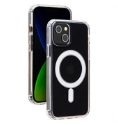 Hybrid Case mit MagSafe Handy-Cover für Apple iPhone 14 Plus transparent