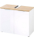 Waschbeckenunterschrank PESCARA weiß, navarra-eiche 70,0 x 34,0 x 58,0 cm
