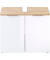 Waschbeckenunterschrank PESCARA weiß, navarra-eiche 70,0 x 34,0 x 58,0 cm