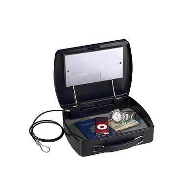 Tresor P40020 P008EML 1 l 0,7kg schwarz mit Mechanisches Zahlenschloss Stahl