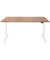 Sitz-Steh-Schreibtisch EasyT, elektrisch höhenverstellbar, 65-125cm (H), 160x80cm (BxT), rechteckig, kirsche / weiß