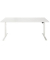 Sitz-Steh-Schreibtisch EasyT, elektrisch höhenverstellbar, 65-125cm (H), 180x80cm (BxT), rechteckig, weiß / weiß