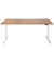 Sitz-Steh-Schreibtisch EasyT, elektrisch höhenverstellbar, 65-125cm (H), 180x80cm (BxT), rechteckig, kirsche / weiß