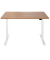 Sitz-Steh-Schreibtisch EasyT, elektrisch höhenverstellbar, 65-125cm (H), 120x80cm (BxT), rechteckig, kirsche / weiß