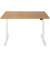 Sitz-Steh-Schreibtisch EasyT, elektrisch höhenverstellbar, 65-125cm (H), 120x80cm (BxT), rechteckig, eiche / weiß
