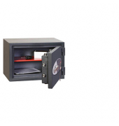 Tresor HS1051K Neptune 24 l 104kg graphitgrau mit Doppelbartschloss Stahl