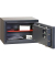 Tresor HS1051K Neptune 24 l 104kg graphitgrau mit Doppelbartschloss Stahl