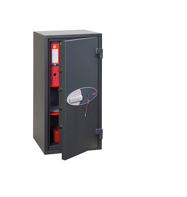 Tresor HS1053K Neptune 90 l 230kg graphitgrau mit Doppelbartschloss Stahl