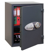 Tresor HS1054E Neptune 184 l 320kg graphitgrau mit Elektronikschloss Stahl