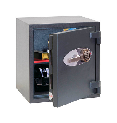 Tresor HS2051E Mercury 56 l 230kg graphitgrau mit Elektronikschloss Stahl