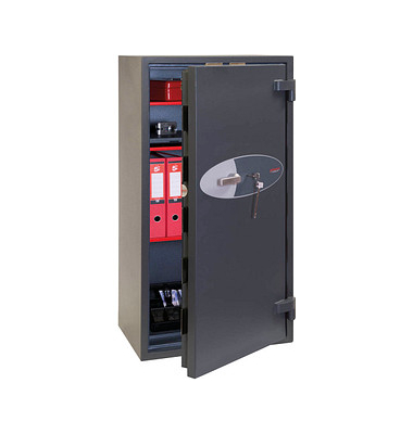 Tresor HS3554K Elara 197 l 567kg graphitgrau mit Doppelbartschloss Stahl