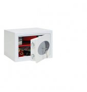Tresor HS0671K VENUS 14 l 44kg signalweiß mit Doppelbartschloss Stahl
