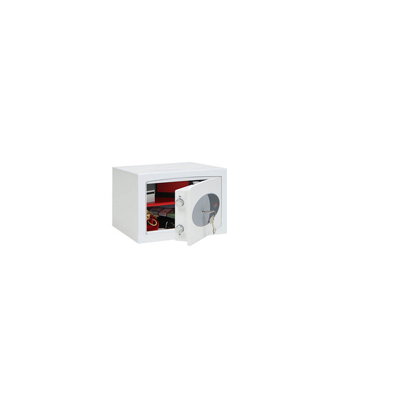 5032548008960 - Tresor HS0671K VENUS 14 l 44kg signalweiß mit Doppelbartschloss Stahl 5032548008960 Phoenix Safe