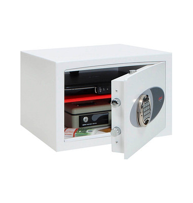 Tresor HS0672E VENUS 29 l 65kg signalweiß mit Elektronikschloss Stahl