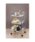 Etagenwagen Exclusiv silber 41,0 x 32,0 x 75,0 cm