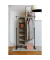 Teleskop-Garderobe Mikey schwarz Metall 90,0 x 103,0-170,0 cm