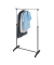 Teleskop-Garderobe Mikey schwarz Metall 90,0 x 103,0-170,0 cm
