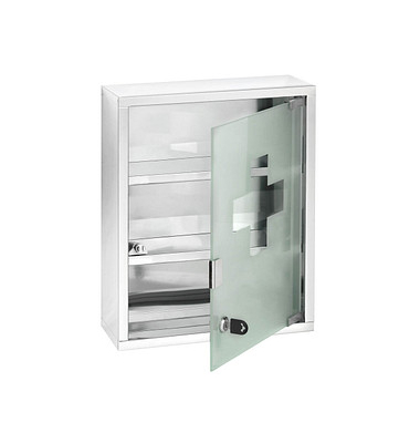Medizinschrank ohne Norm silber