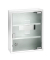 Medizinschrank ohne Norm silber
