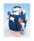 Putzmittel-Organizer  Reinigungs-Caddy blau