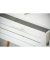 Beistelltisch Finja 50722800, 50cm (H), 45x38cm (BxT), rechteckig, weiß / braun