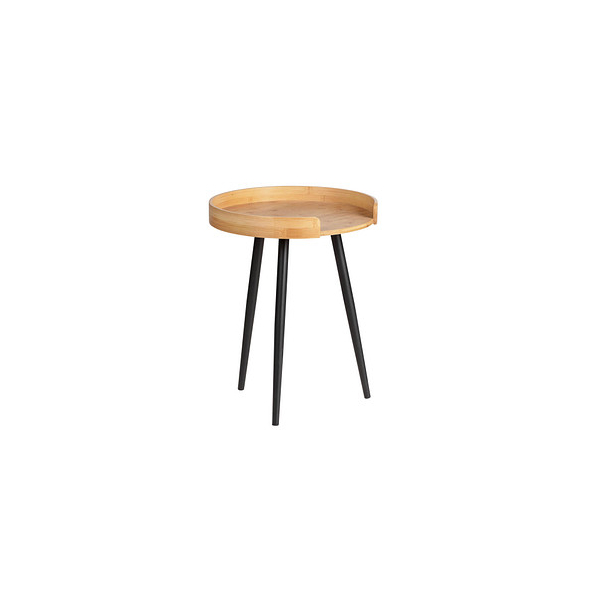 4008838325902 - Beistelltisch Loft aus Bambus und Metall Schwarz Bambus natur pulverbeschichtetes Metall schwarz - schwarz - Wenko 4008838325902 - Beistelltisch Loft aus Bambus und Metall Schwarz Bambus natur pulverbeschichtetes Metall schwarz - schwarz - Wenko
