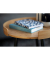 Beistelltisch Loft 50709800, 50cm (H), 40x40cm (BxT), rund, braun / schwarz