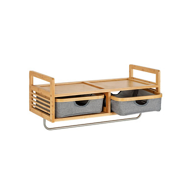 Wandgarderobe Bahari 62222800 braun Holz 1 Haken 67,0 x 30,0 cm