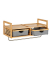 Wandgarderobe Bahari 62222800 braun Holz 1 Haken 67,0 x 30,0 cm