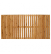 Duschmatte braun 100,0 x 50,0 cm