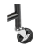Teleskop-Garderobe Profi 50696100 schwarz Metall 121,0 x 185,0 cm