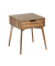 Beistelltisch Acina 50747800, 55cm (H), 50x50cm (BxT), quadratisch, braun / braun