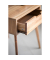 Beistelltisch Acina 50747800, 55cm (H), 50x50cm (BxT), quadratisch, braun / braun