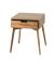 Beistelltisch Acina 50747800, 55cm (H), 50x50cm (BxT), quadratisch, braun / braun
