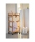 Etagenwagen Acina braun 43,5 x 33,5 x 96,0 cm