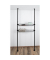 Herkules Ablagen für Garderobensystem schwarz 94,0 x 38,0 x 8,0 cm
