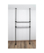 Herkules Ablagen für Garderobensystem schwarz 94,0 x 38,0 x 8,0 cm